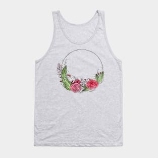 Flower Wreath Tank Top